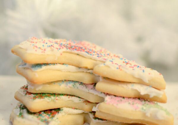 christmas sugar cookies with frosting