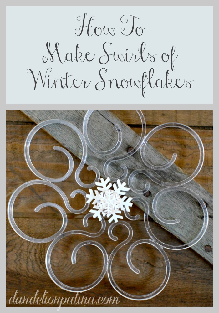 how to make swirl snowflakes