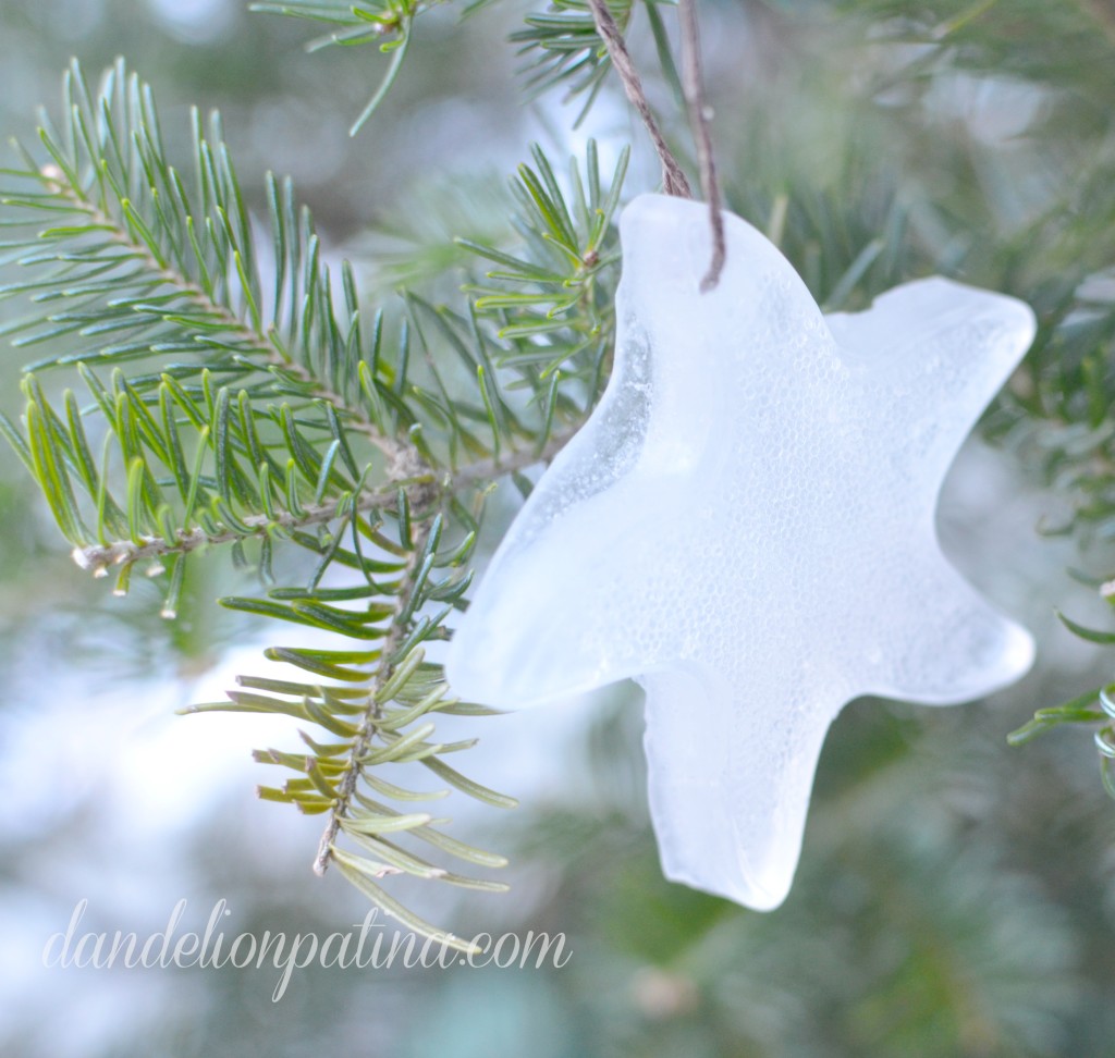 starfish ice ornament