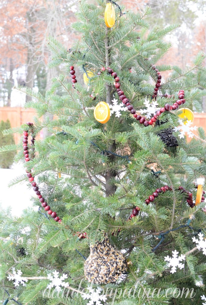 winter is for the birds decorated tree