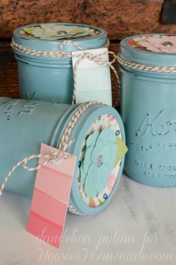 annie sloan chalk paint mason jars