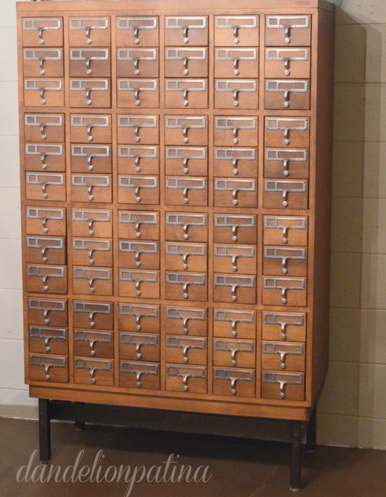 vintage card catalog