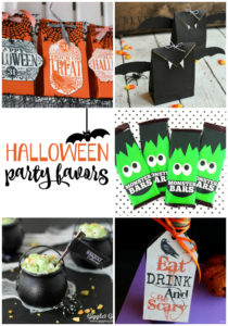 From gift tags to treat bags, these Halloween party favors got you covered