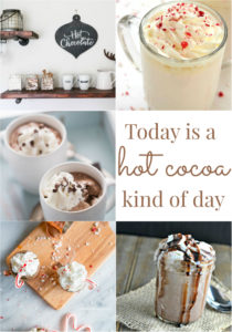 Today is a hot cocoa kind of day! 5 ways to stay cozy this season with hot cocoa. via dandelionpatina.com