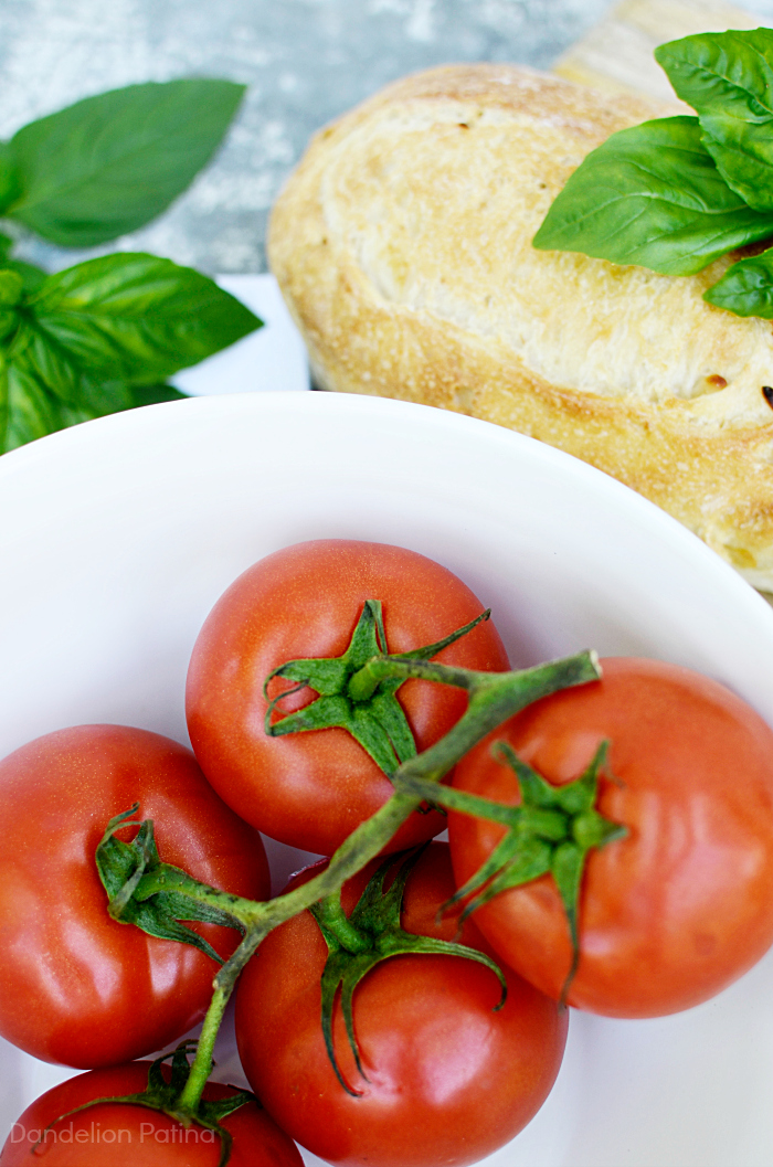 Garden fresh bruschetta