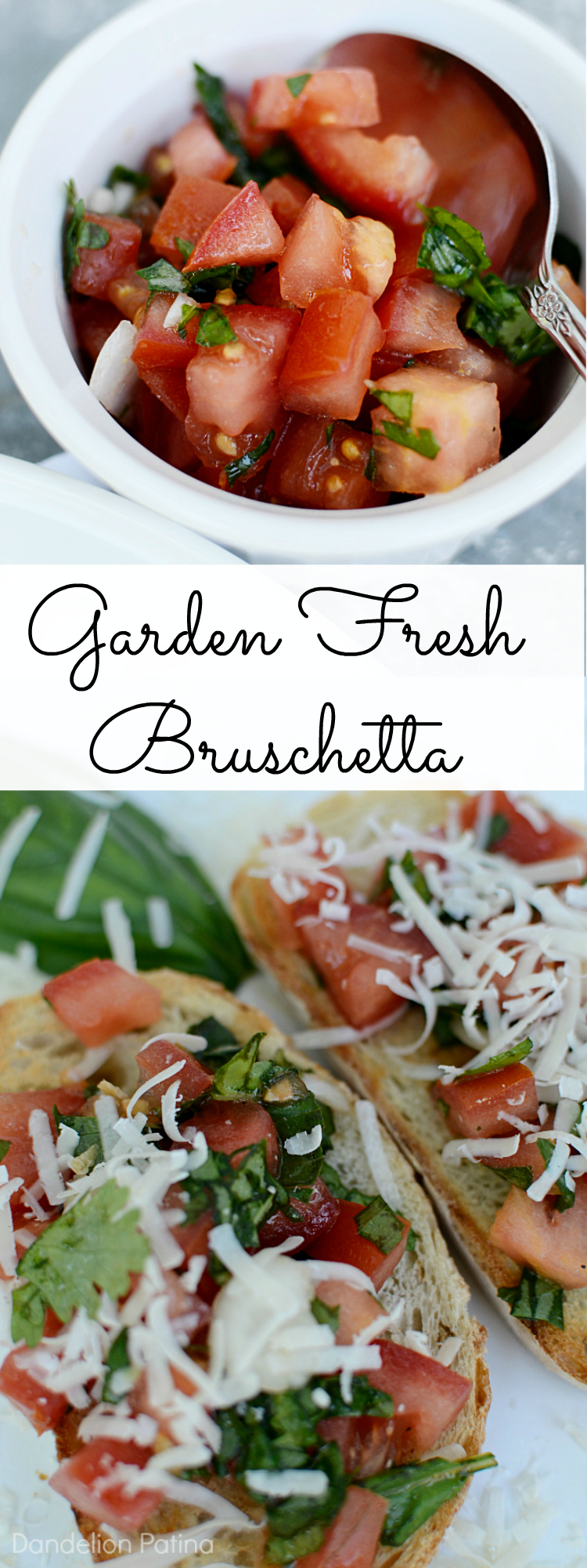 garden fresh bruschetta recipe