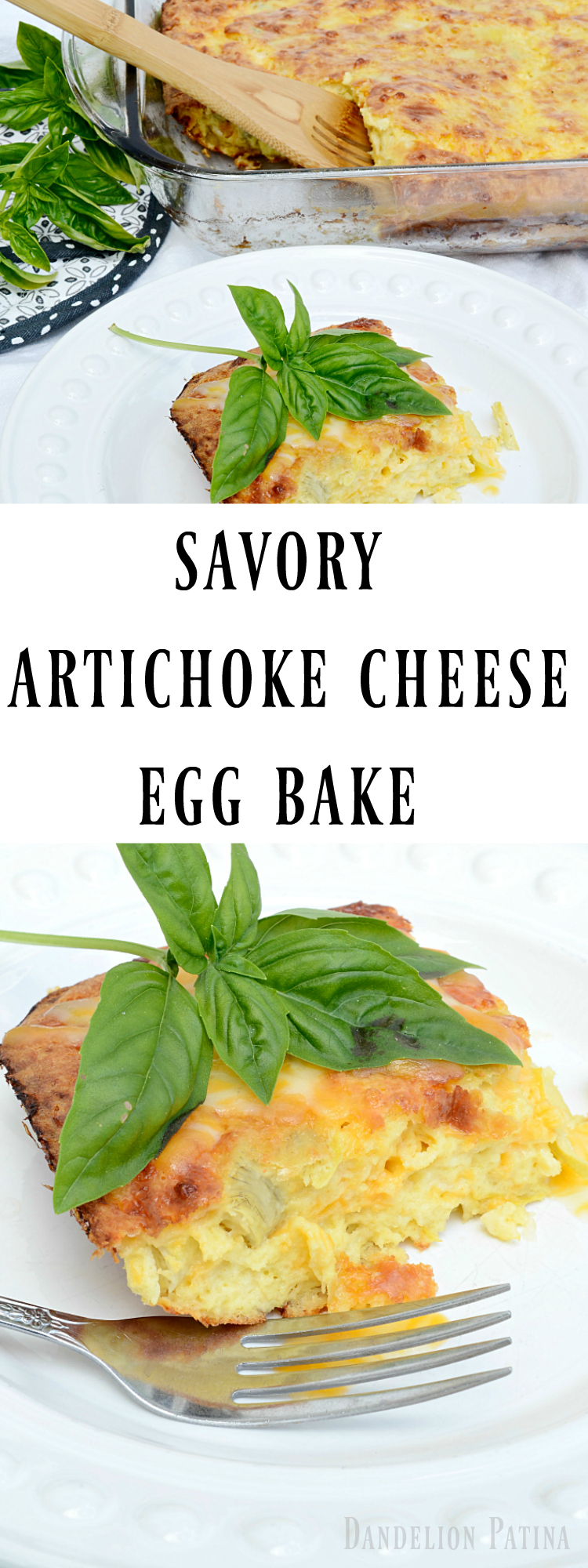 cheesy artichoke breakfast casserole